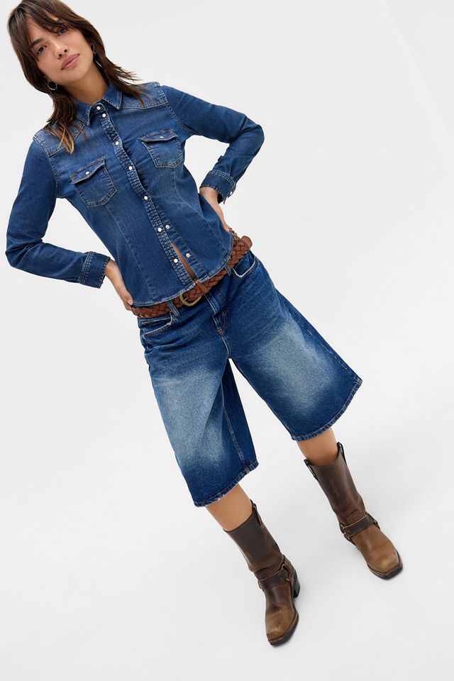 BDG Billy Fitted Denim Shirt #1