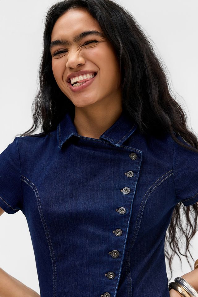 Camisa Militar con Botones Blake BDG #1