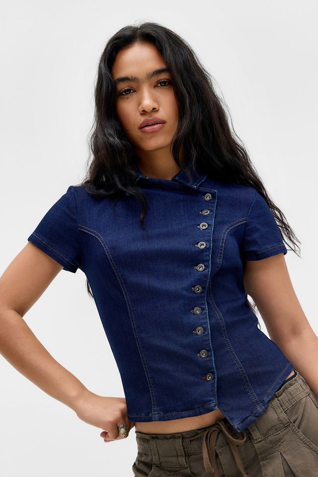 Camisa Militar con Botones Blake BDG #3
