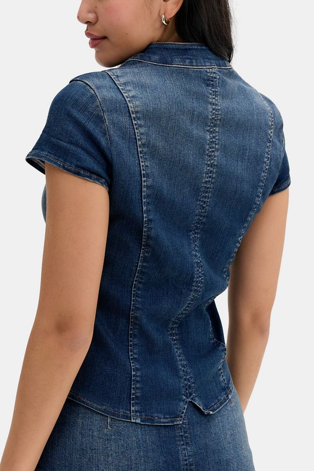 Camisa de Mezclilla Tori con Alamares BDG #3