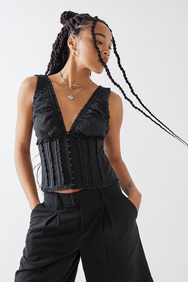 UO Eloise Corset Top  Urban Outfitters Canada