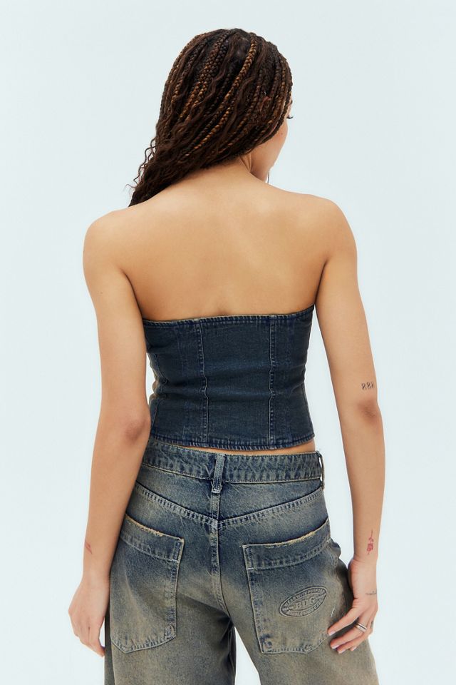 BDG Celina Lavaggio Acido Allacciato Corsetto #3