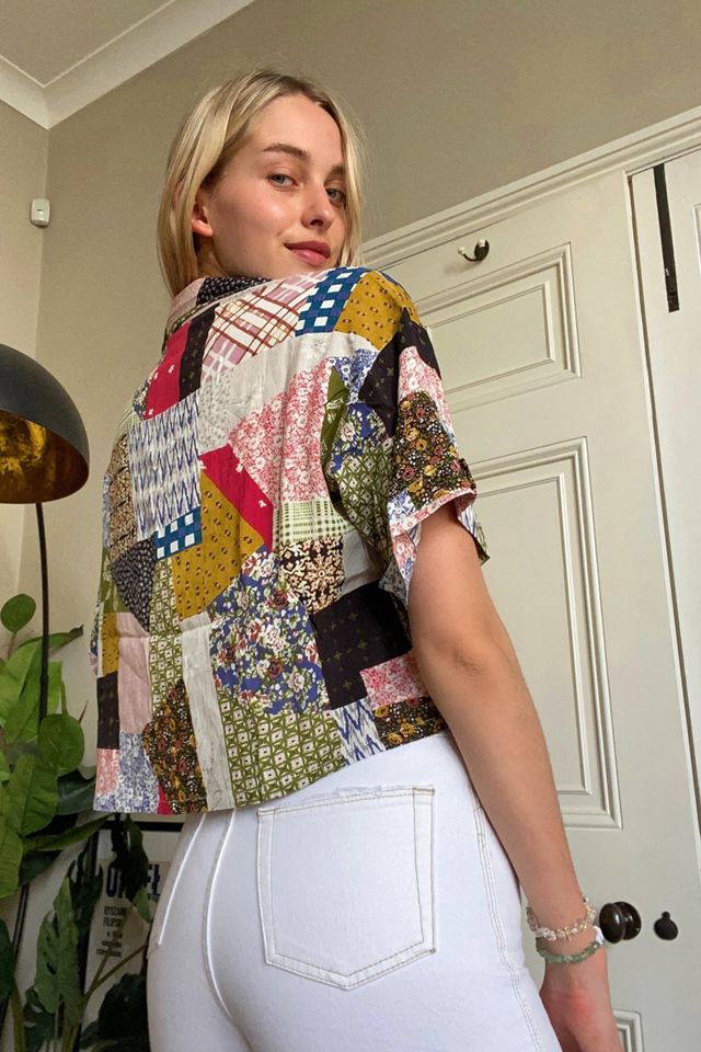 UO - Chemise boutonnée à patchwork Gracie #1