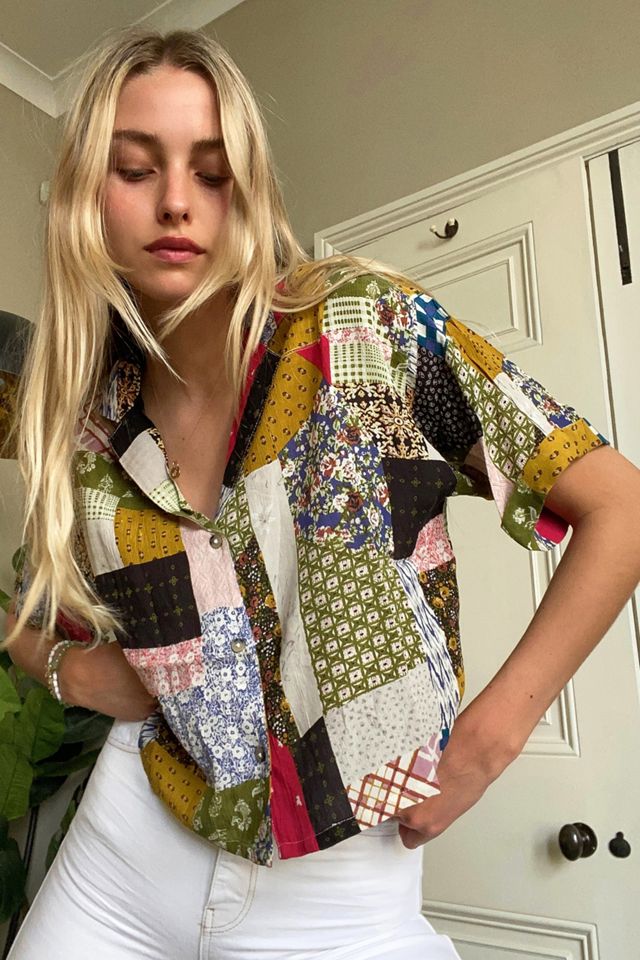 UO - Chemise boutonnée à patchwork Gracie #2