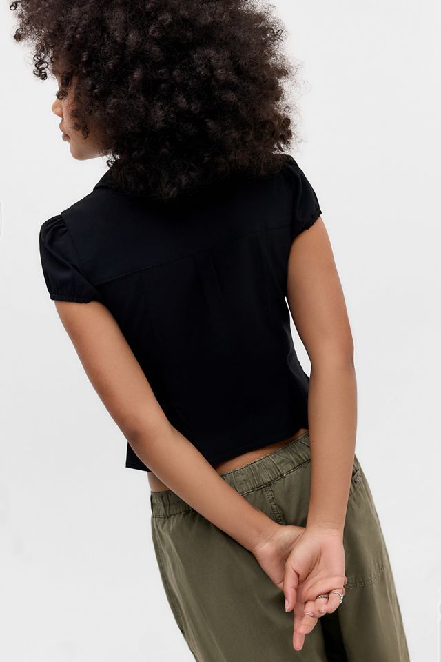 Silence + Noise Lyn Pea Jacket Blouse #3