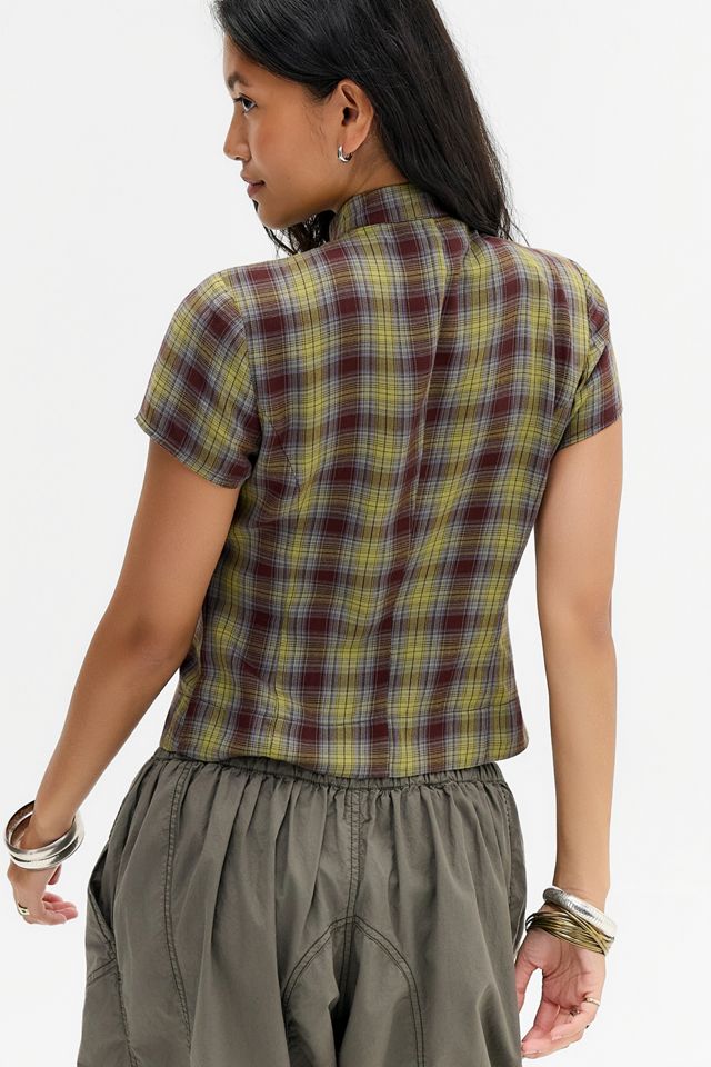 Silence + Noise Laurna Double Button Blouse #3