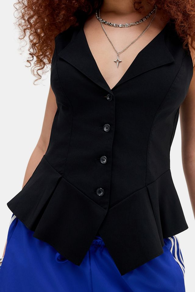 Silence + Noise Tabitha Peplum Corset Top #2