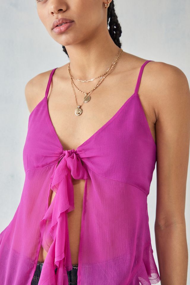 Camisola con Volantes Drapey Hallie de UO #1