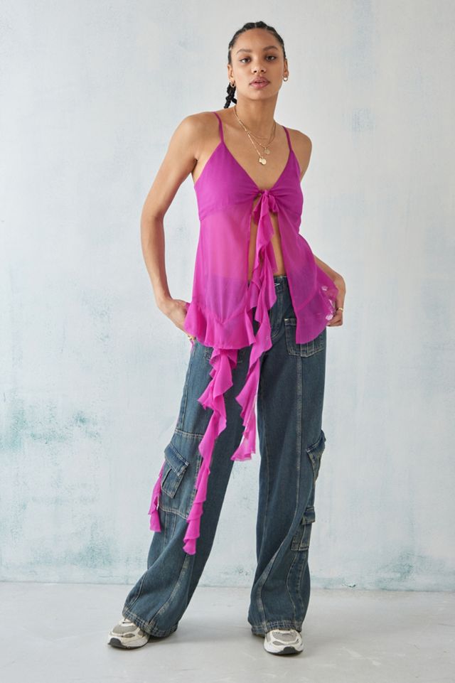 Camisola con Volantes Drapey Hallie de UO #2
