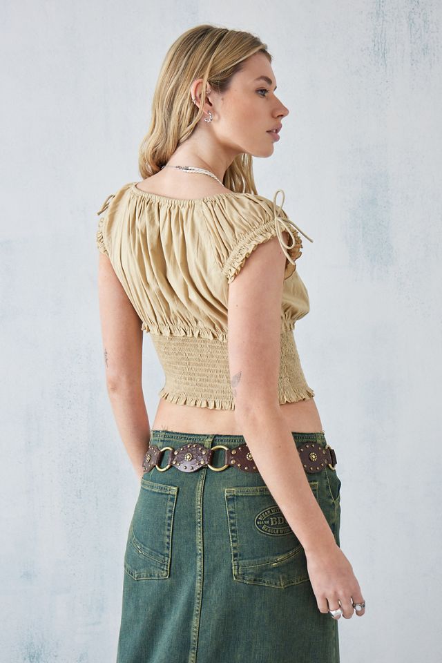 UO Nova Ruched Crop Top #3