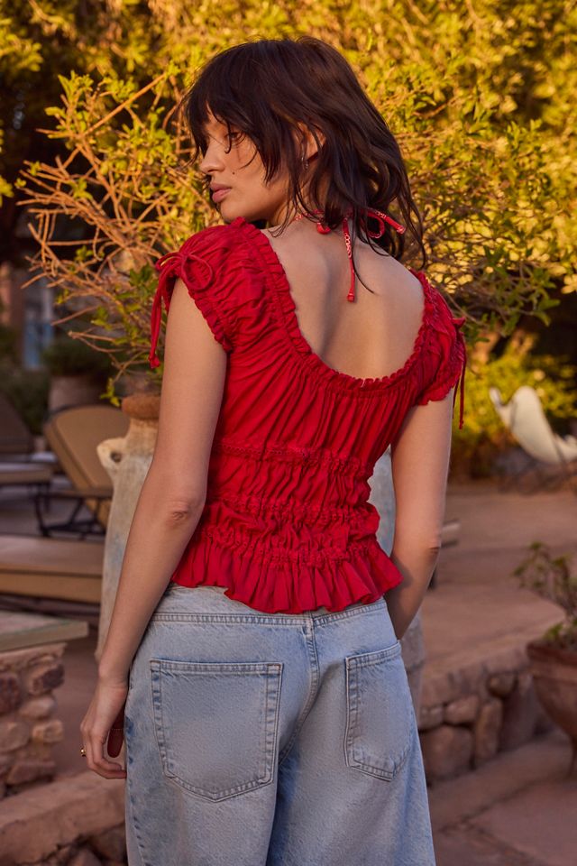 Blouse à nouer devant Kimchi Blue Remi #3