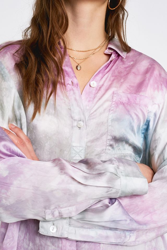 UO Pastel Tie-Dye Boyfriend Shirt #1