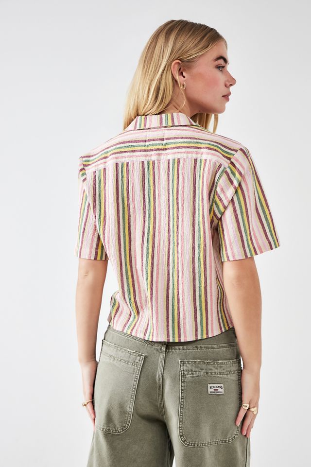 BDG Sunshine Stripe Crop Shirt #3
