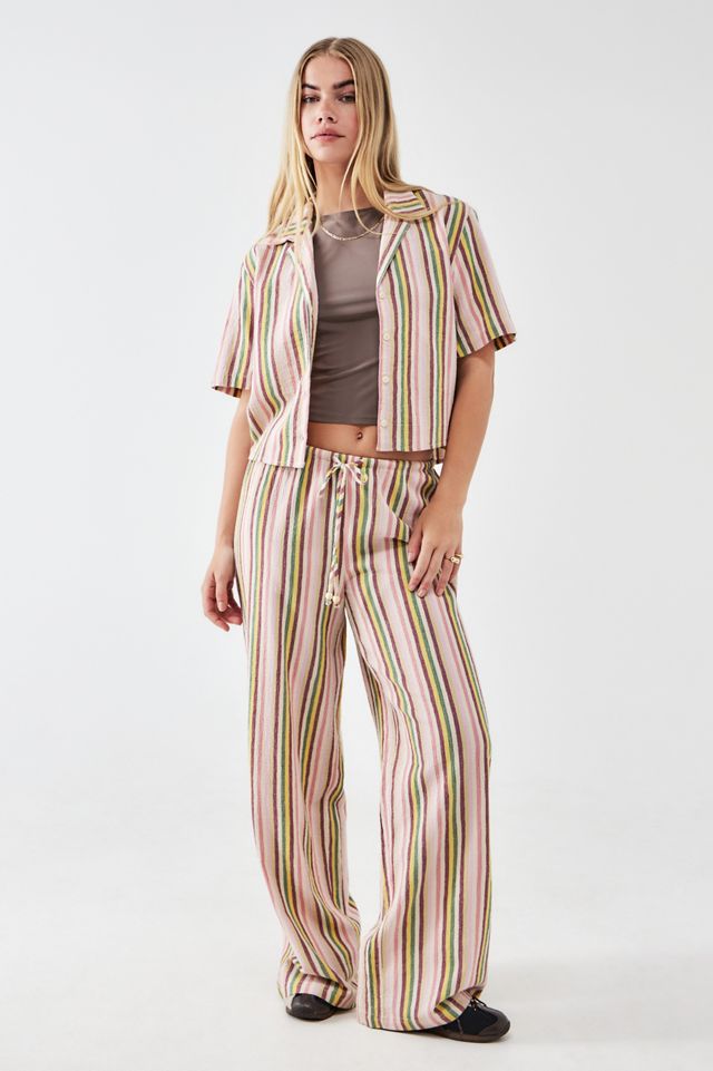 BDG Sunshine Stripe Crop Shirt #4