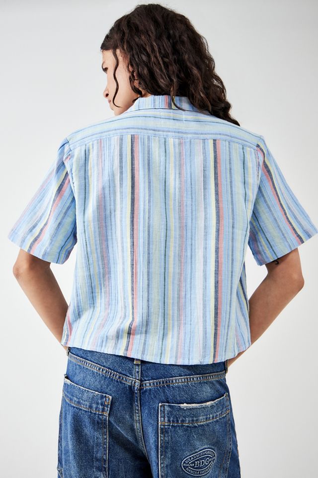 BDG Sunshine Stripe Crop Shirt #3