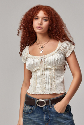 Blouse en satin Nadia en taille: Small - Kimchi Blue - Modalova