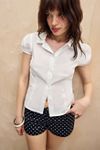 Kimchi Blue Nadia Overdyed Eyelet Blouse