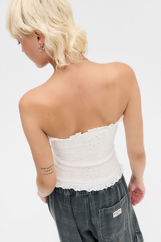 Kimchi Blue Juniper Shirred Broderie Top #3