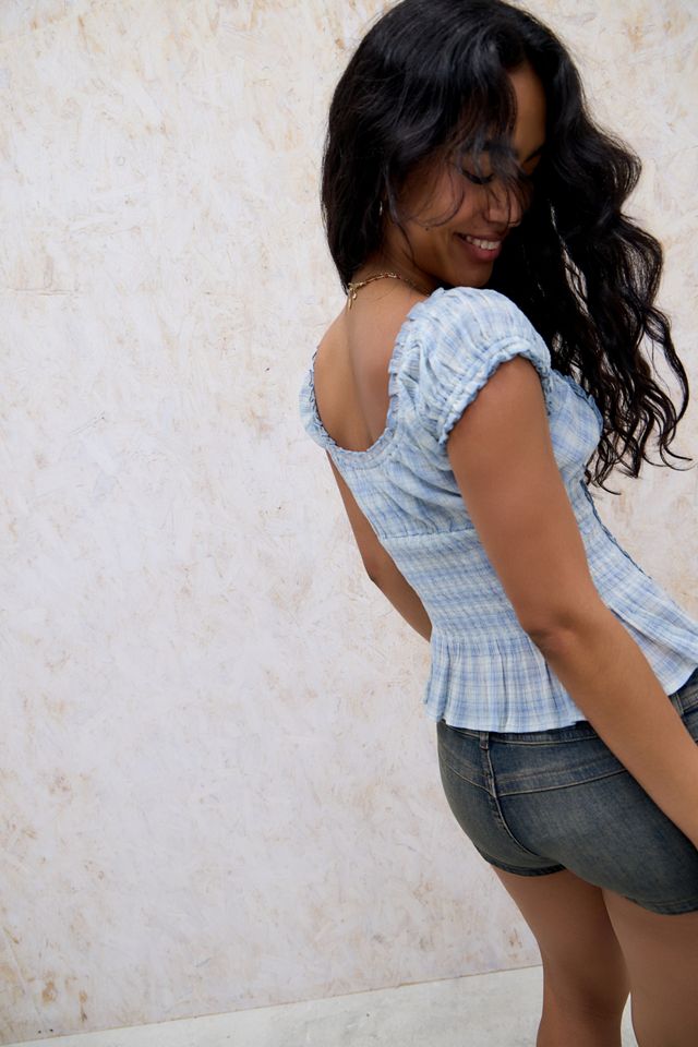 Kimchi Blue Mabel Smokbluse #3