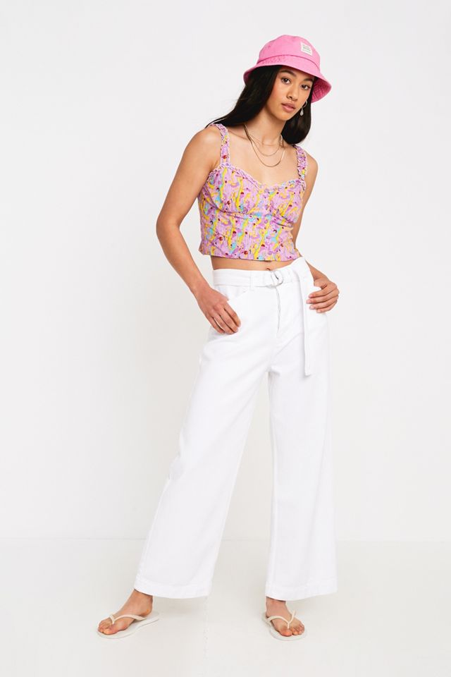 UO Raquel '80s Print Button-Through Cami #2