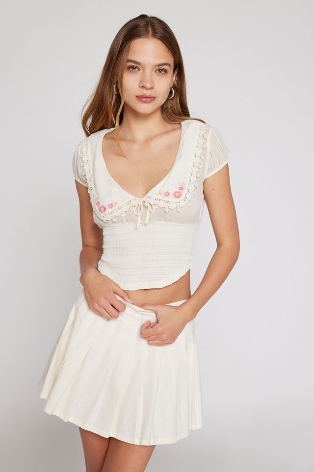 Kimchi Blue Frenchi Penny Lace Blouse