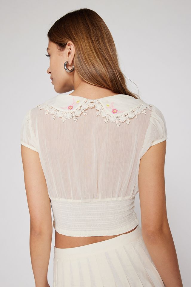 Kimchi Blue Frenchi Penny Lace Blouse #3