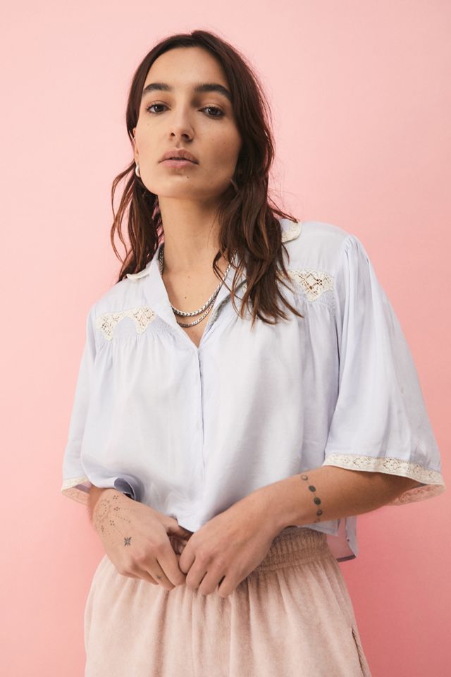 UO Nancy Blusa abotonada #4