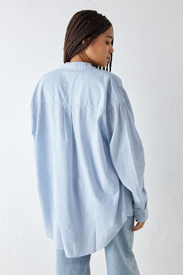 Camicia a Righe Blu BDG Sadie #2