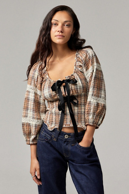 Blouse Marley Bleu Kimchi par en taille: TTP - Kimchi Blue - Modalova