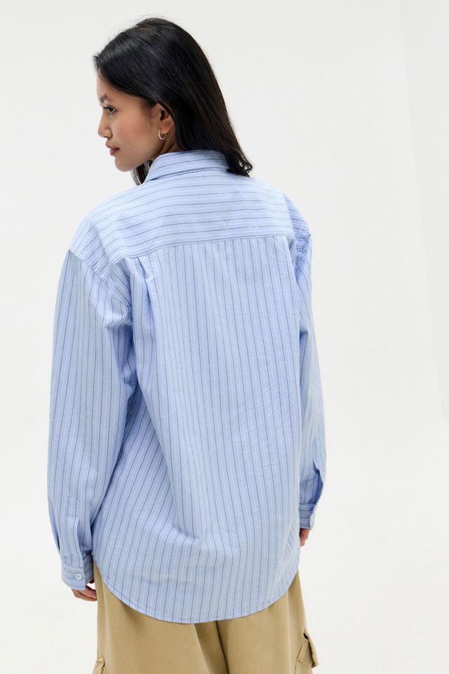 Chemise rayée Beck bleue BDG #4