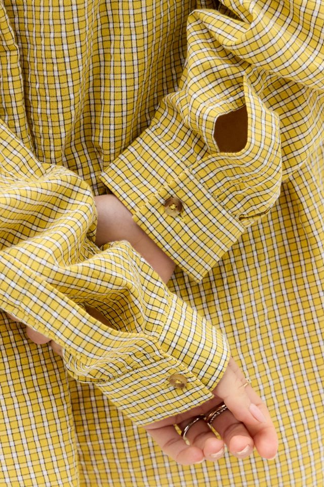 BDG Yellow Beck Check Shirt #3
