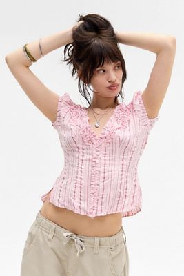 Kimchi Blue Ria Ruffle Blouse