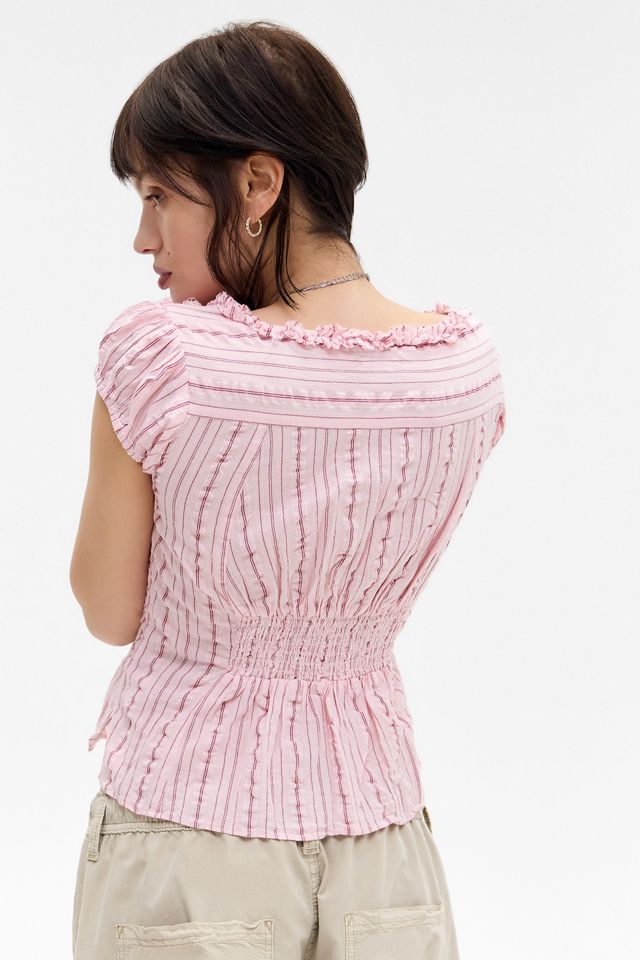 Kimchi Blue Ria Ruffle Blouse #3
