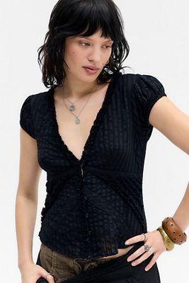 Kimchi Blue Robyn Rüschenbluse