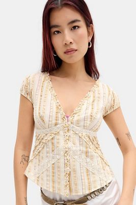 Blouse à volants Robyn Kimchi Blue