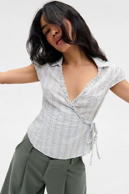 Blusa Envolvente Dora Kimchi Blue