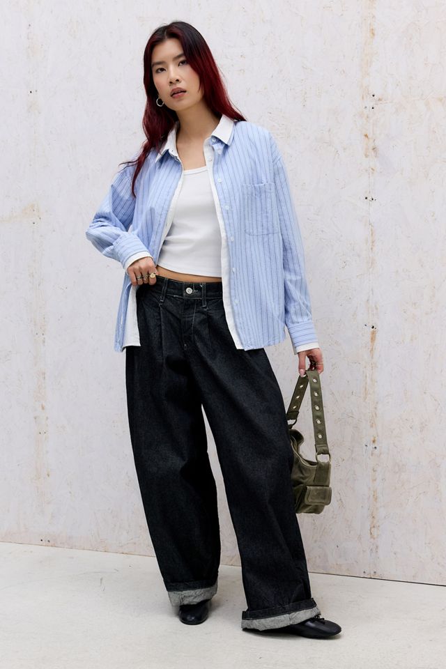 BDG Paddy Double Long Sleeve Poplin Shirt #1
