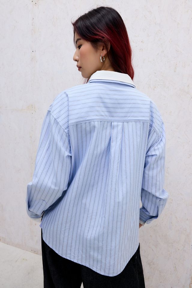 BDG Paddy Double Long Sleeve Poplin Shirt #4