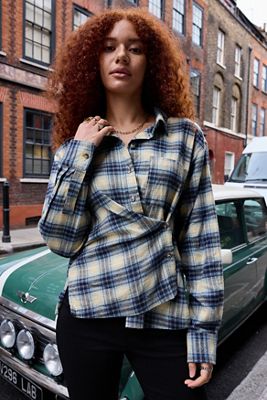 Camicia Casual con Bottoni Riley BDG