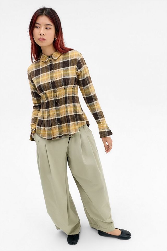Chemise à carreaux Raph à taille cintrée BDG #1