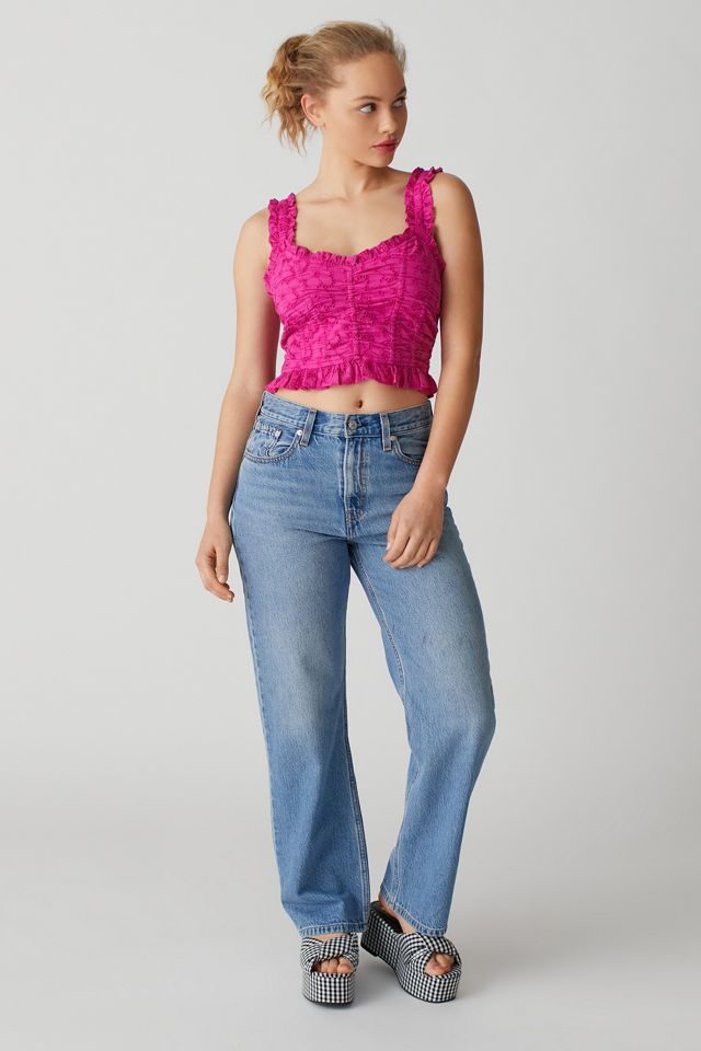 UO Kya Ruched Crop Top #2