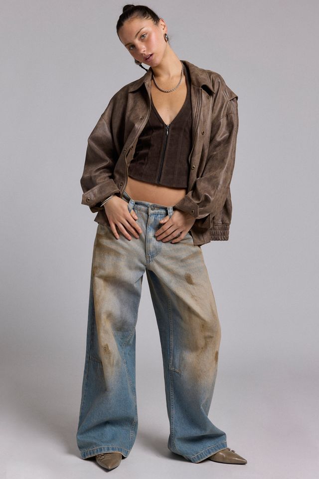 Silence + Noise Addison Faux Suede Vest #2