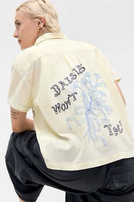 Nash Embroidered Shirt en taille: XS - BDG - Modalova