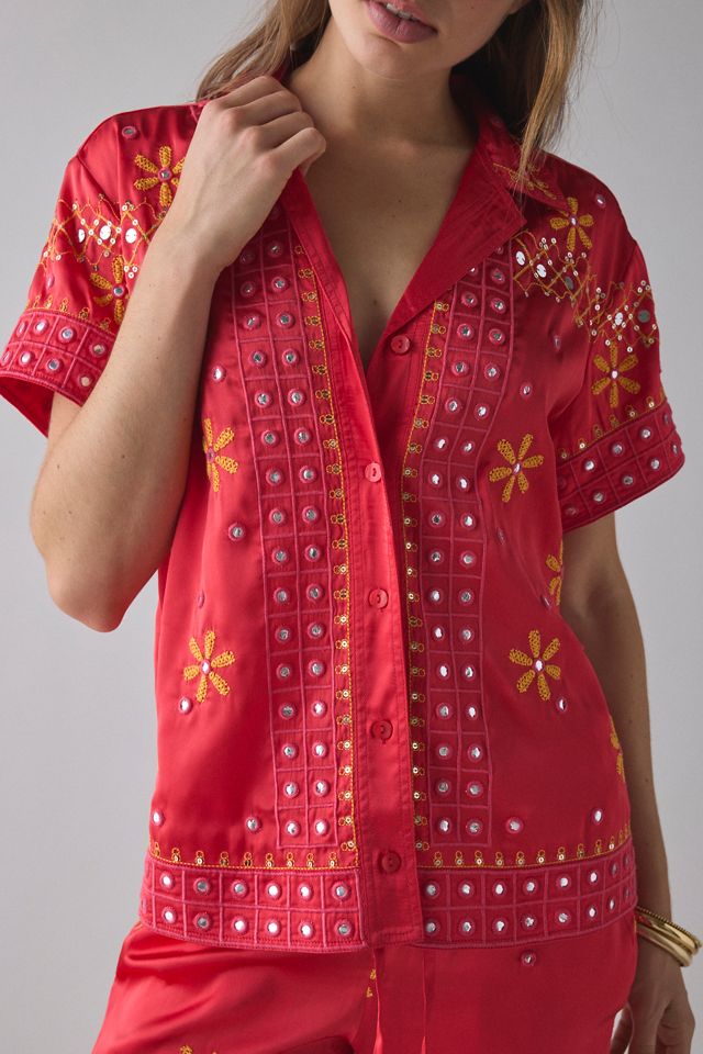 BDG Nash Satin Souvenir Shirt #1