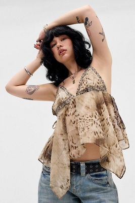 UO Spell Bound Cami - Brown M at Urban Outfitters