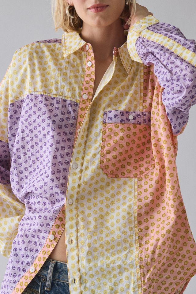 BDG Alex Spliced Shirt #1