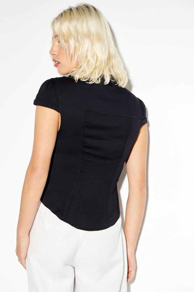 Silence + Noise Sophie Short Sleeve Shirt #5