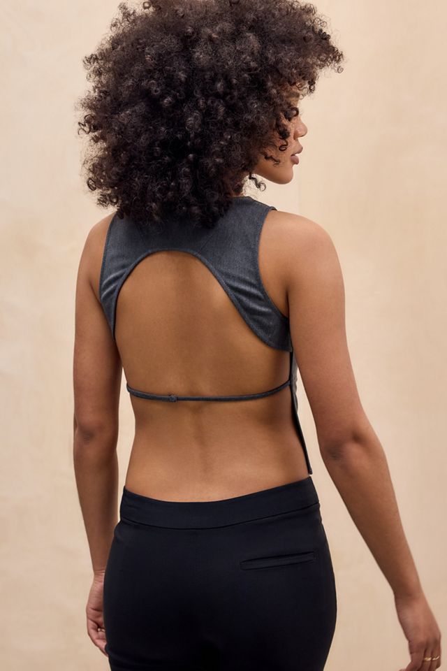 Silence + Noise Monia Tailored Backless Top #3