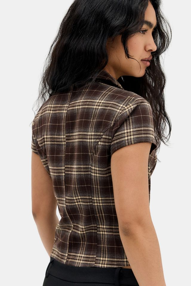 BDG Blake Check Military Shirt #3