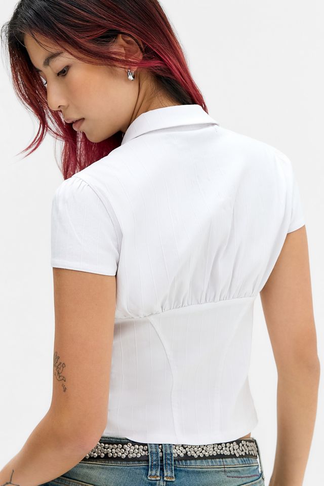 Silence + Noise Harley V-Neck Shirt #3